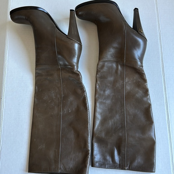 Gucci Olive Green Boots in size 8 - Picture 10 of 10